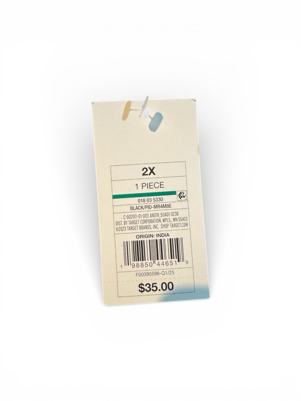 Target smocked bodice puff-sleeve midi dress. Black xxl - Picture 5 of 6